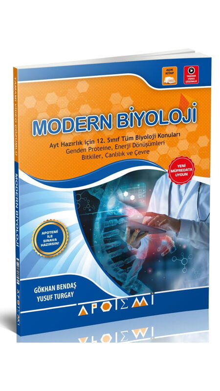 APOTEMİ YKS AYT MODERN BİYOLOJİ - 2025-26