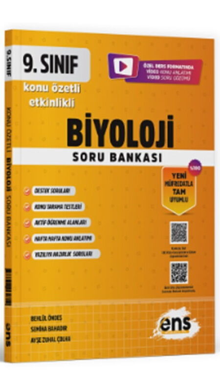ENS 09.SINIF ETKİNLİKLİ KÖS BİYOLOJİ - 2025-26