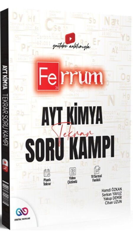 ORBİTAL FERRUM AYT KİMYA TEKRAR SORU KAMPI - 25-26
