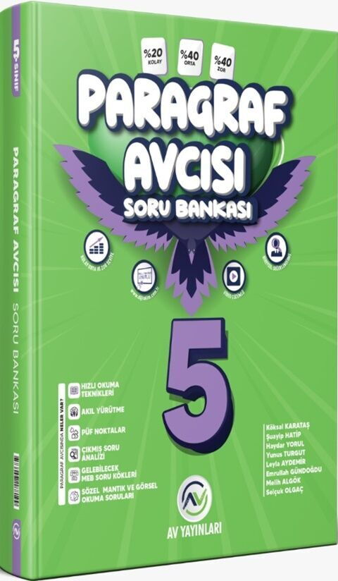 5.SINIF AV SORU BANKASI PARAGRAF - 25-26