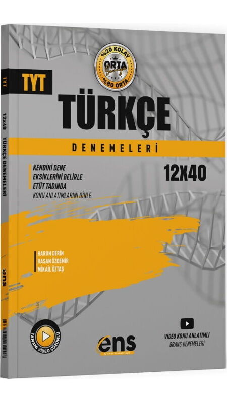 ENS DESTEK TYT DENEME 12 Lİ TÜRKÇE - 2025-26