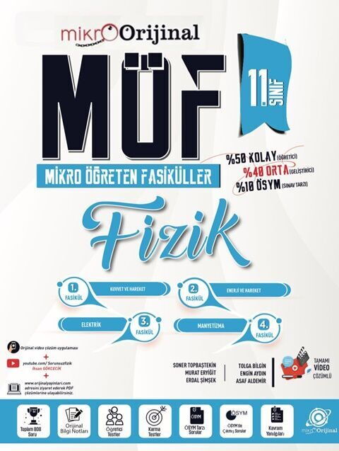*MİKRO ORİJİNAL 11.SINIF MÖF SET FİZİK - 24-25
