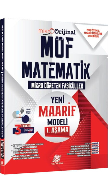 MİKRO ORİJİNAL MAARİF MÖF SET MATEMATİK - 26-27