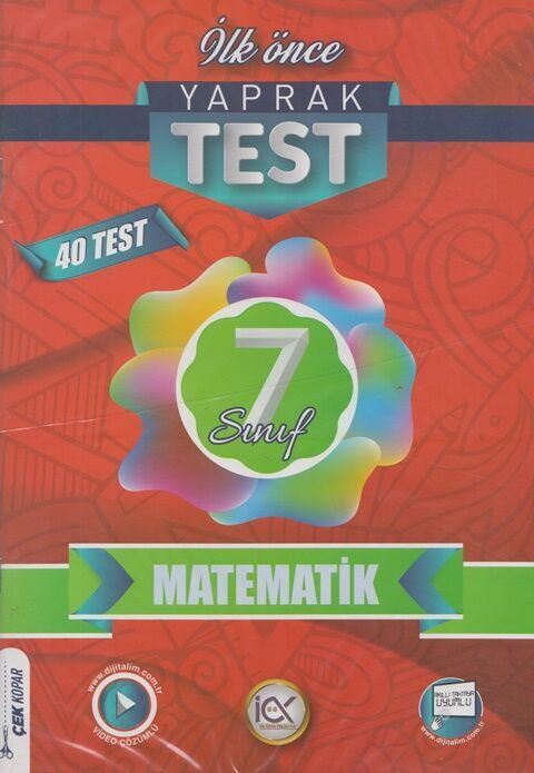 İLKÖNCE 07.SINIF YAPRAK TEST MATEMATİK - 2024-25