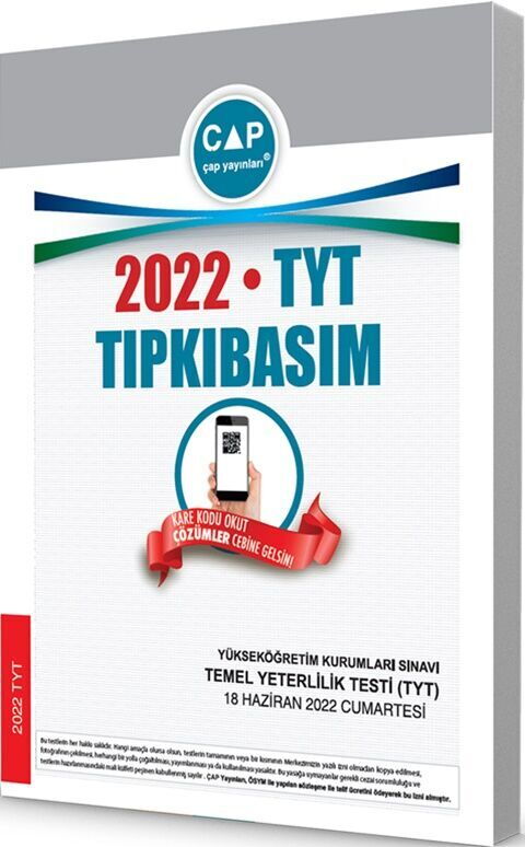 ÇAP TYT TIPKI BASIM 2022