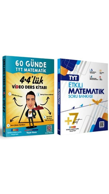 ETK. MATEMATİK TYT 60 GÜNDE VİDEO 4*4 SET - 24-25