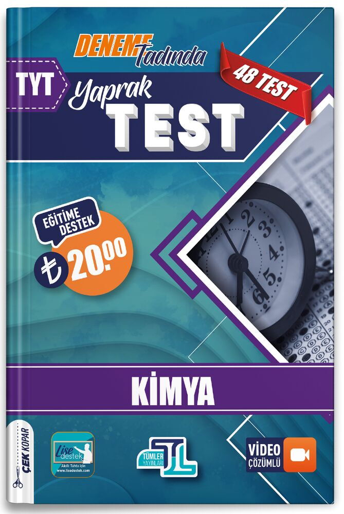 TÜMLER TYT YAPRAK TEST KİMYA - 2023-24