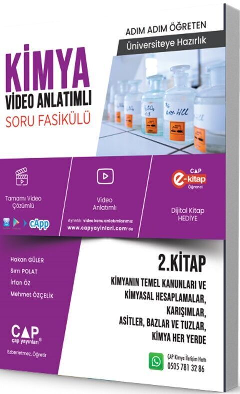 ÜNİV. HAZ KİMYA KA-SB BİLİMİ 2.KİTAP - 2025-26
