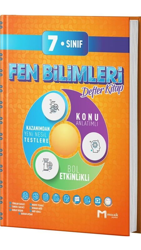 7.SINIF MOZAİK DEFTER FEN BİLİMLERİ - 2025-26