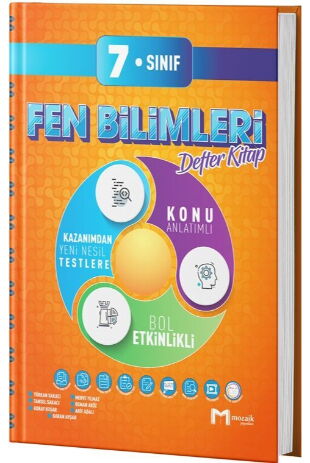 7.SINIF MOZAİK DEFTER FEN BİLİMLERİ - 2025-26
