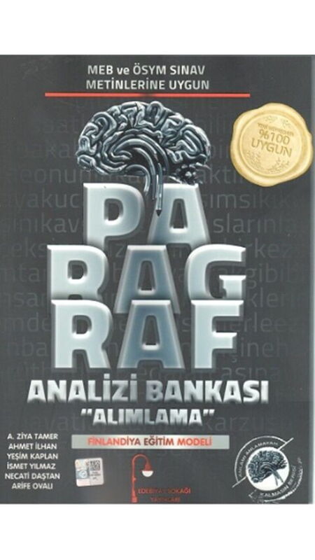 E.SOKAĞI ANALİZLİ SORU BANKASI PARAGRAF - 25-26