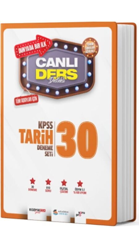 KPSS CANLI DERS DENEME SETİ 30 LU TARİH - 2025-26