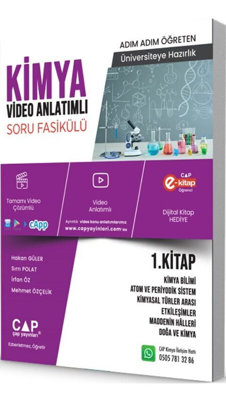 ÜNİV. HAZ KİMYA KA-SB BİLİMİ 1.KİTAP - 2025-26