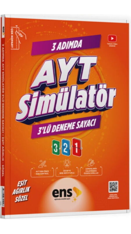 ENS YKS AYT SİMÜLATÖR 3LÜ EŞİT AĞ/SÖZEL - 2026