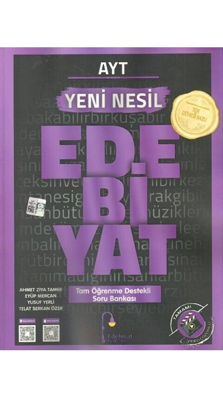 E.SOKAĞI YKS AYT YENİ NESİL EDEBİYAT - 2025-26
