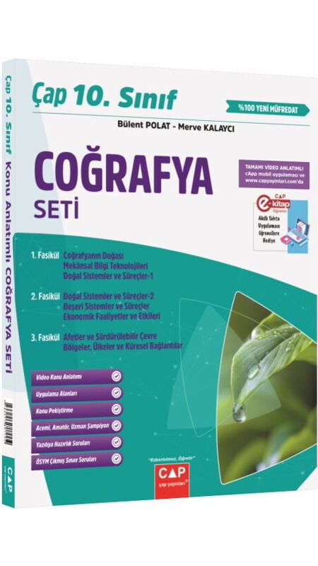 ÇAP 10.SINIF SET COĞRAFYA - 2025-26