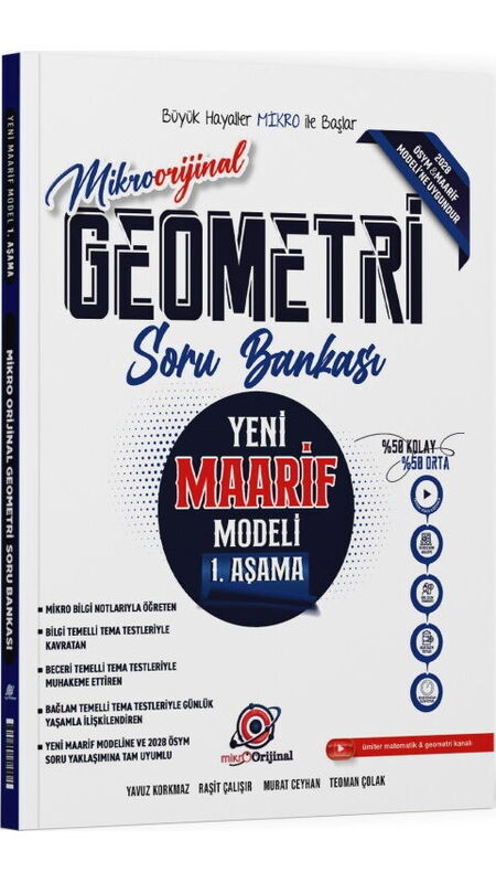 MİKROORİJİNAL MAARİF S.B. GEOMETRİ 1 - 2026-27