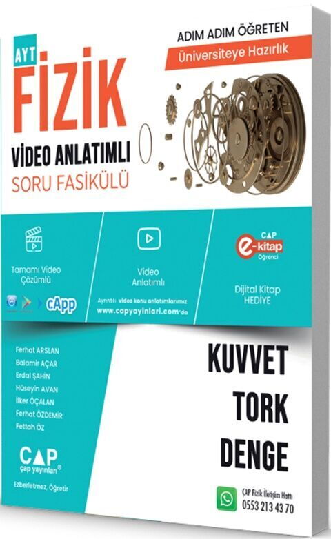 ÜNİV. HAZ FİZİK KA-SB KUVVET-TORK-DENGE - 2025-26