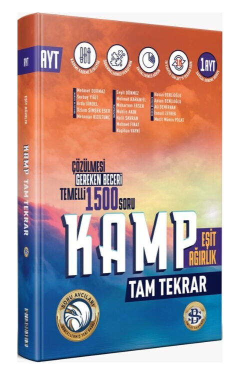 SARMAL YKS AYT KAMP TAM TEKRAR EŞİT/AĞ - 2025