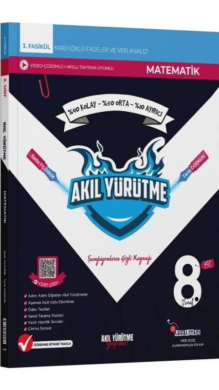 AKIL YRT 8.SINIF MAT 3.FSK KAREKÖKLÜ İFADE - 25-26