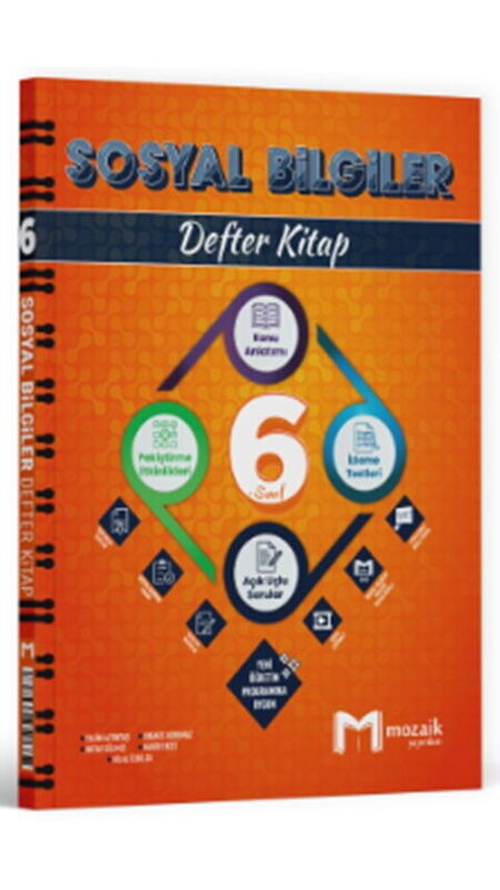 6.SINIF MOZAİK DEFTER SOSYAL BİLİMLER - 2025-26