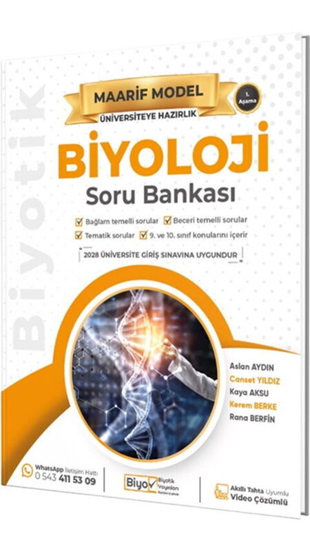 BİYOTİK Ü.HAZ MAARİF S.B. FÖYLERİ BİYOLOJİ - 2026