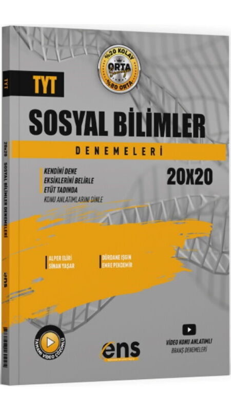 ENS DESTEK TYT DENEME 20 Lİ SOSYAL BLM - 25-26