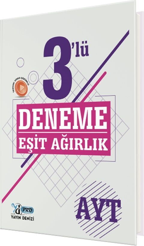 YKS AYT PRO DENEME 3 LÜ EŞİT AĞIRLIK - 2022