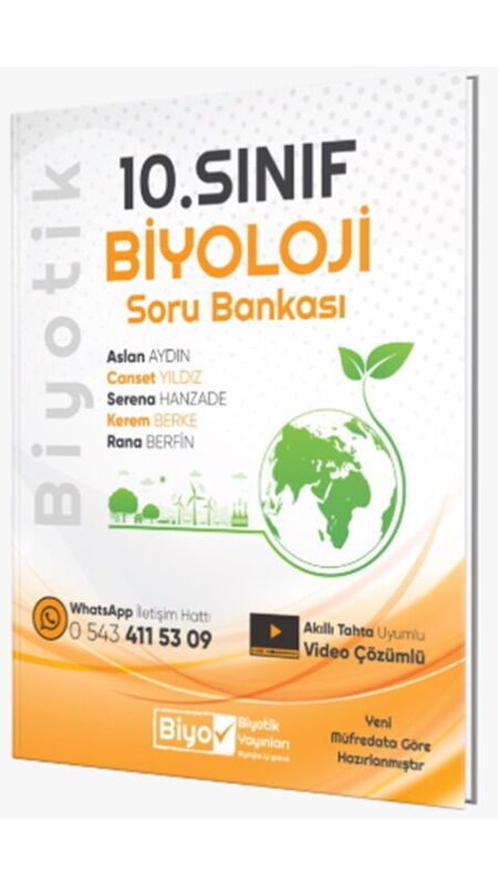 BİYOTİK 10.SINIF SORU BANKASI BİYOLOJİ - 2025-26
