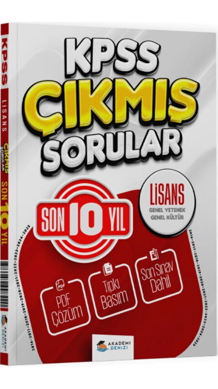 KPSS ÇIKMIŞ SORULAR LİSANS GYGK SON 10 YIL - 16-25