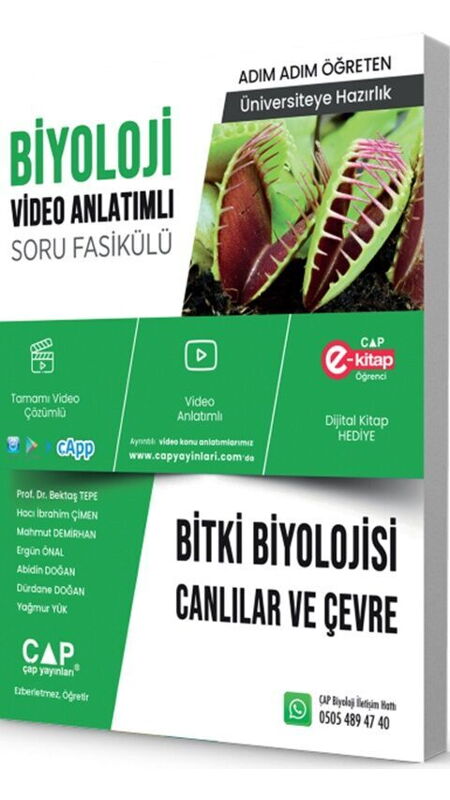 ÜNİV. HAZ BİYOLOJİ KA-SB BİTKİ BİYO.CAN.ÇEV- 25-26