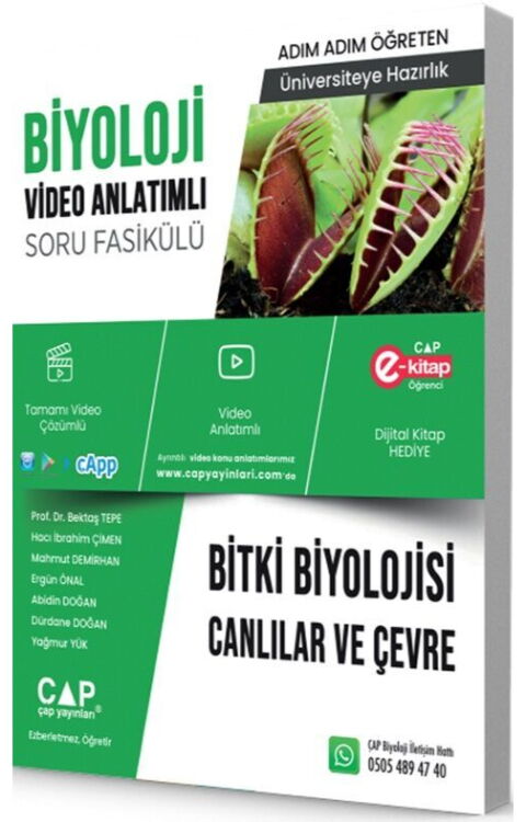 ÜNİV. HAZ BİYOLOJİ KA-SB BİTKİ BİYO.CAN.ÇEV- 25-26