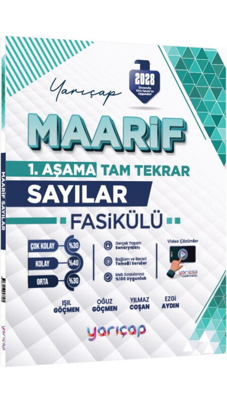 YARI ÇAP MAARİF FASİKÜLÜ SAYILAR - 2026-27