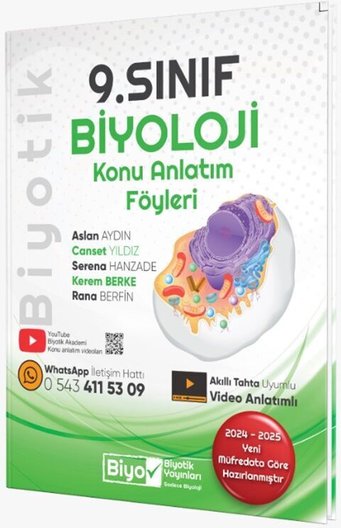 BİYOTİK 09.SINIF KONU ANLATIM BİYOLOJİ - 2025-26