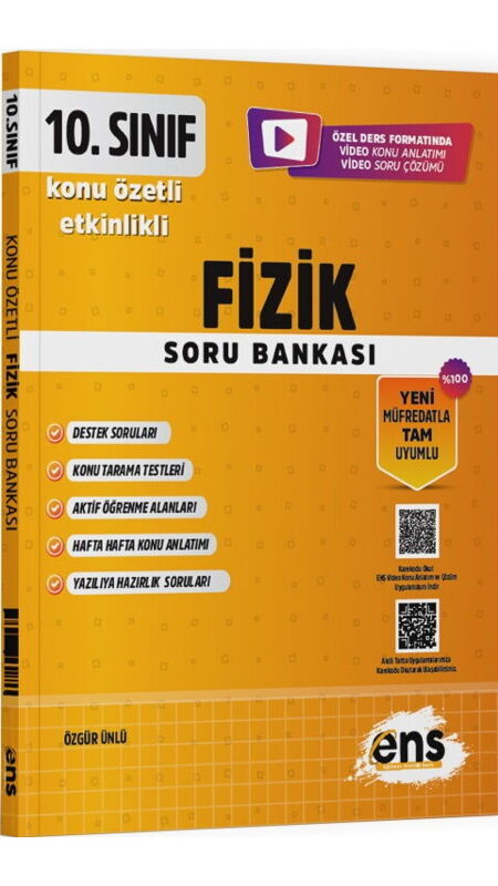 ENS 10.SINIF ETKİNLİKLİ KÖS FİZİK - 2025-26