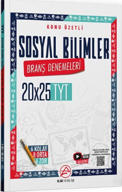 ALAN TYT KONU ÖZETLİ DENEME SOSYAL BLM - 24-25