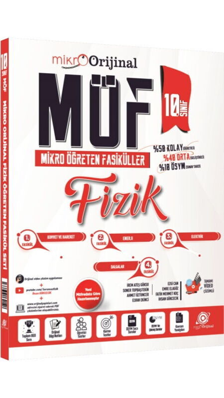 MİKRO ORİJİNAL 10.SINIF MÖF SET FİZİK - 25-26