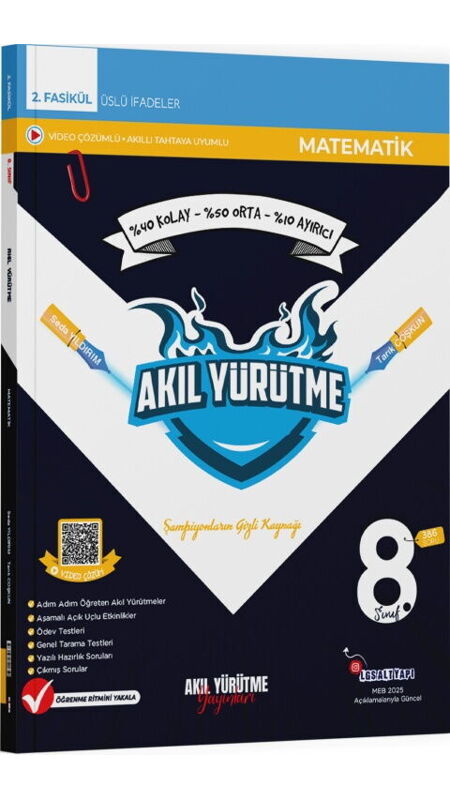 AKIL YRT 8.SINIF MAT 2.FSK ÜSLÜ İFADELER - 25-26