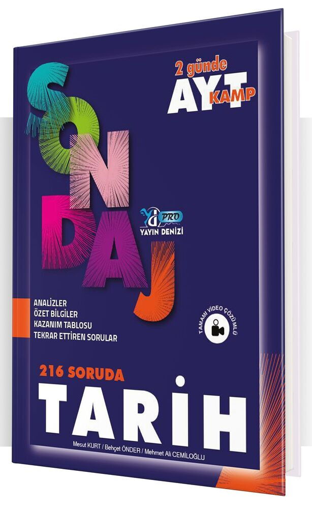 SONDAJ YKS AYT KAMP TARİH - 2022