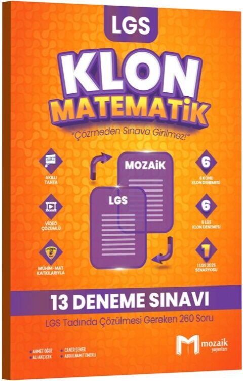 *8.SINIF MOZAİK KLON DENEME MATEMATİK  - 2025