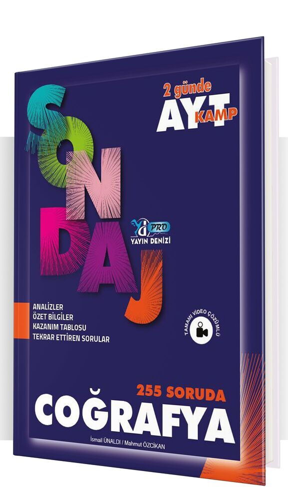 SONDAJ YKS AYT KAMP COĞRAFYA - 2022