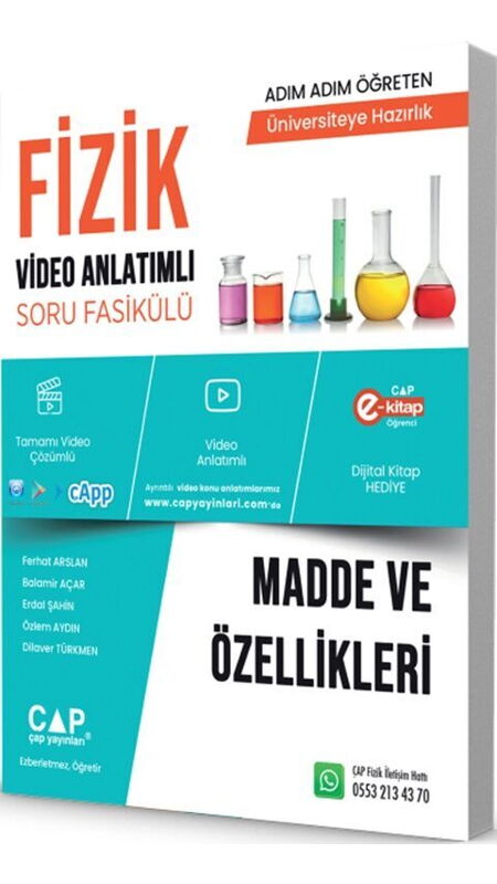 ÜNİV. HAZ FİZİK KA-SB MADDE VE ÖZELLİK - 2025-26