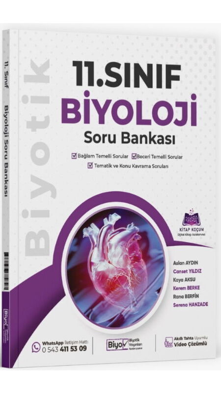 BİYOTİK 11.SINIF SORU BANKASI BİYOLOJİ - 2026-27