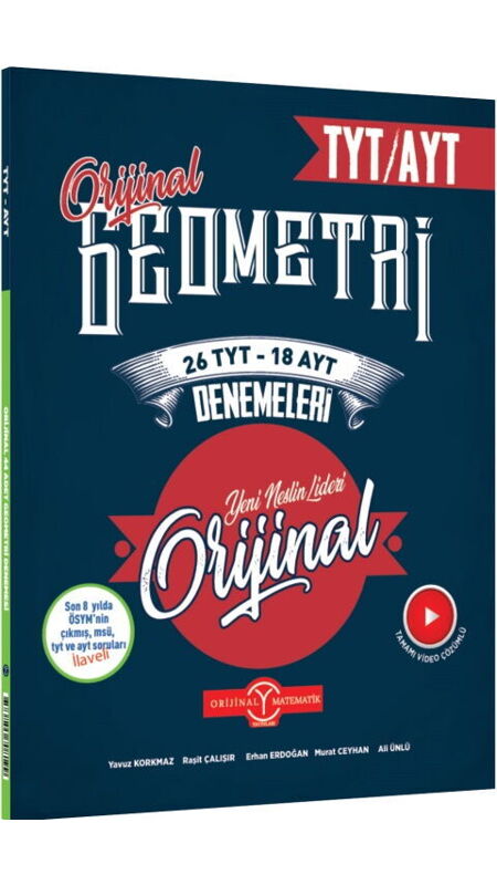 ORİJİNAL TYT 26 AYT 18 DENEME GEOMETRİ - 25-26