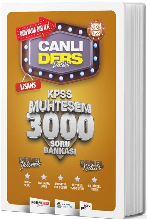 KPSS CANLI DERS LİSANS GYGK 3000 SB - 2025-26