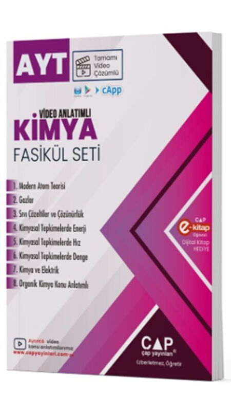 ÇAP YKS AYT SET KİMYA - 2025-26