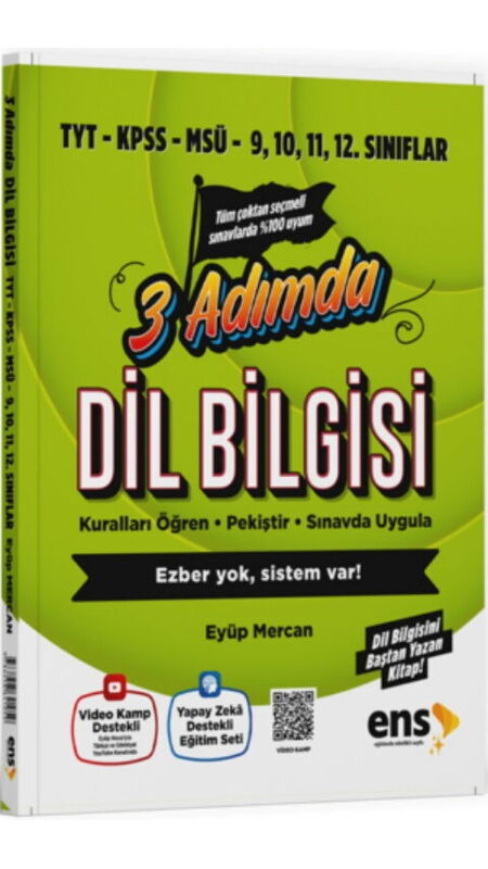 ENS TYT AYT 3 ADIMDA VDK S.B. DİLBİLGİSİ - 2026