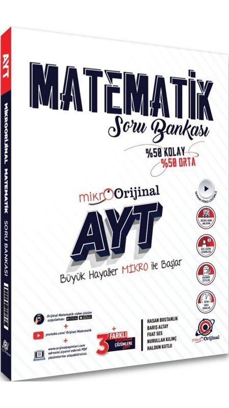 MİKRO ORİJİNAL YKS AYT S.B. MATEMATİK - 25-26
