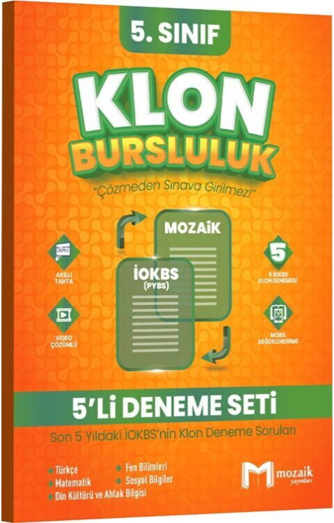 5.SINIF MOZAİK KLON 5 Lİ DENEME SETİ - 2025