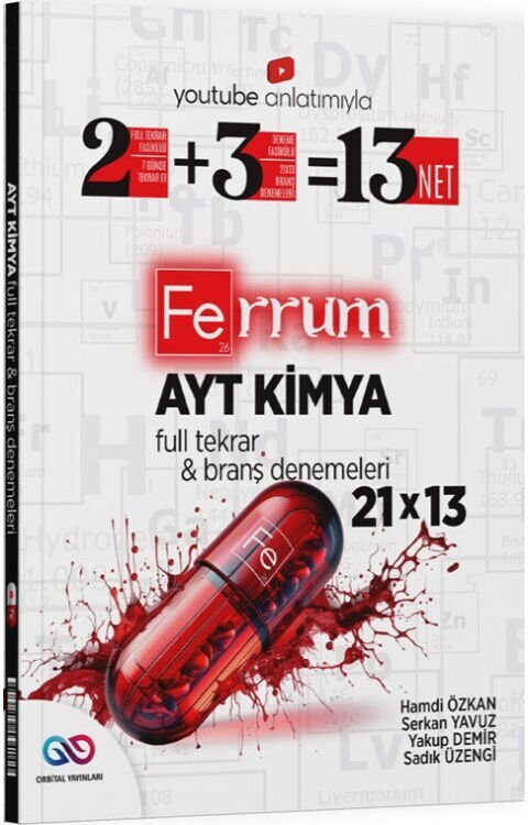 ORBİTAL FERRUM YKS AYT DENEME KİMYA - 2025-26